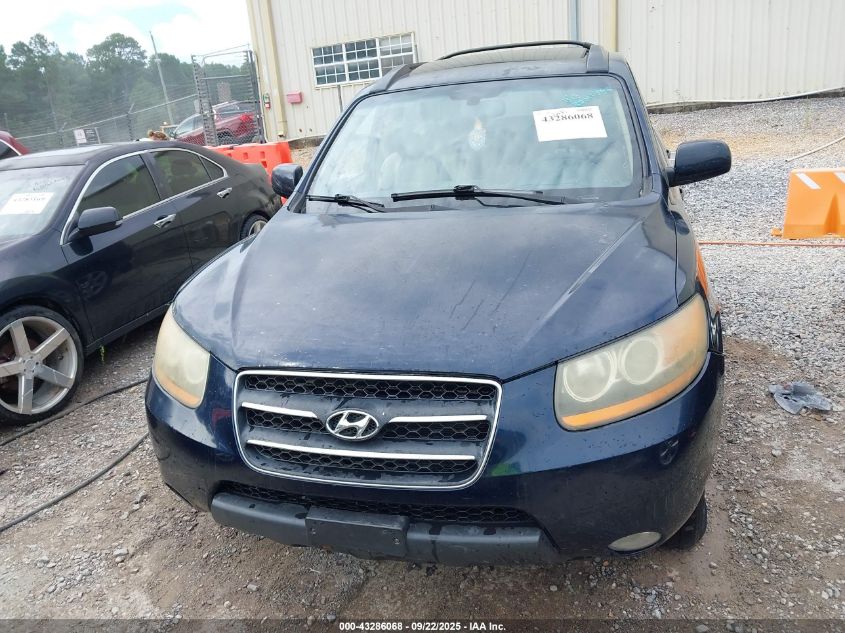 2009 Hyundai Santa Fe Limited VIN: 5NMSH13E29H281617 Lot: 43286068