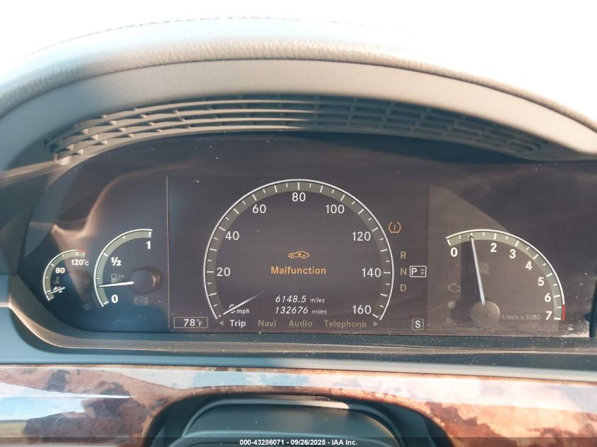 2008 Mercedes-Benz S 550 4Matic VIN: WDDNG86X88A166332 Lot: 43286071