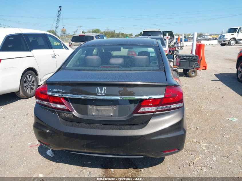 2013 Honda Civic Lx VIN: 19XFB2F5XDE001964 Lot: 43286083