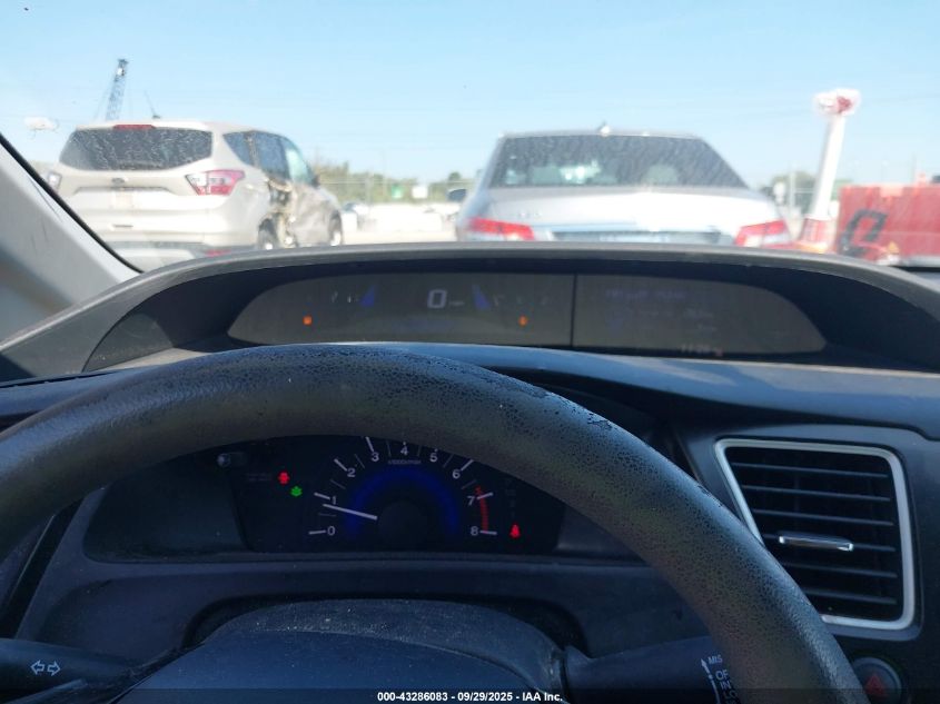 2013 Honda Civic Lx VIN: 19XFB2F5XDE001964 Lot: 43286083