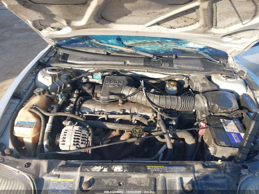 2002 Pontiac Sunfire Se VIN: 1G2JB524627384831 Lot: 43286092