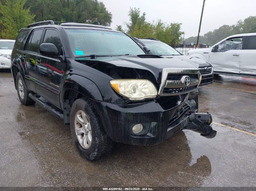 2007 Toyota 4Runner Sport V6 black other gasoline JTEBU14R670117051 photo #1