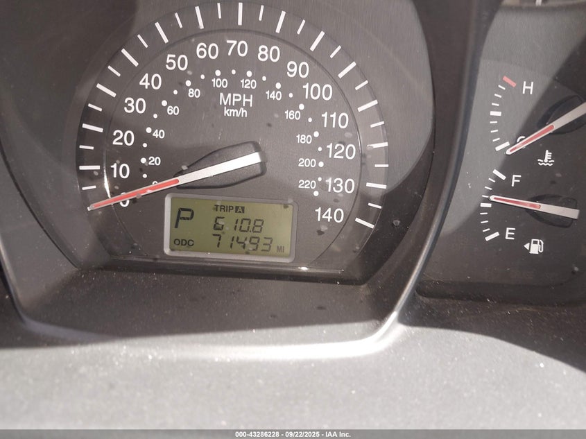 2008 Kia Spectra Ex VIN: KNAFE121585521315 Lot: 43286228