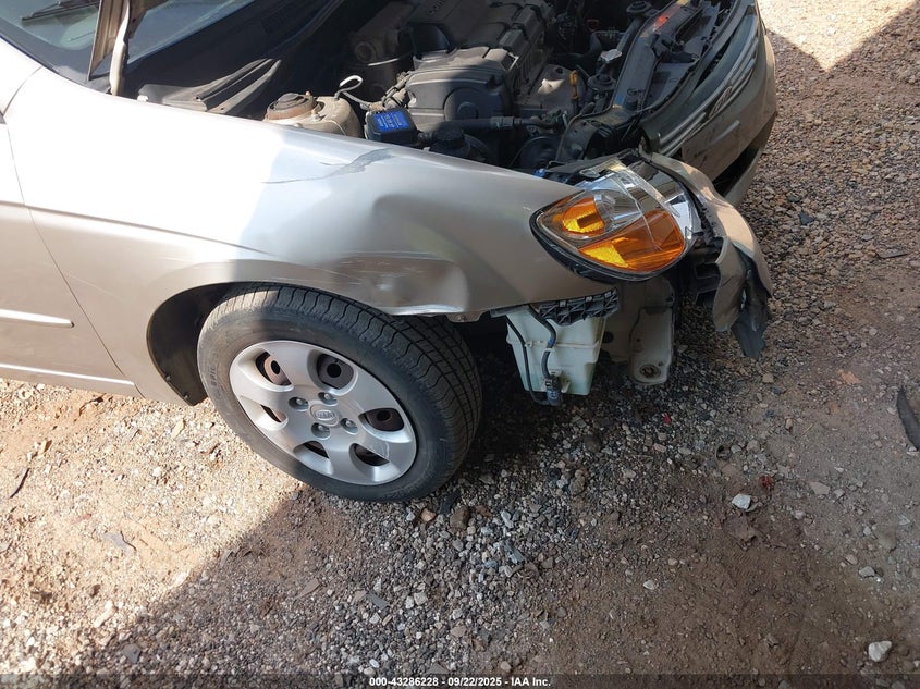 2008 Kia Spectra Ex VIN: KNAFE121585521315 Lot: 43286228