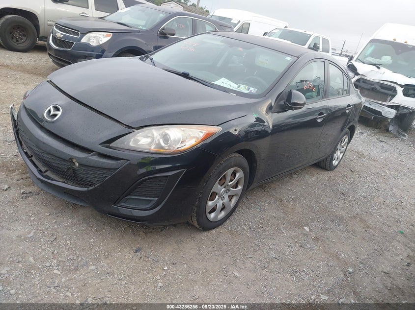 Vin: jm1bl1ug6b1361386, lot: 43780863, mazda mazda3 i sport 20112