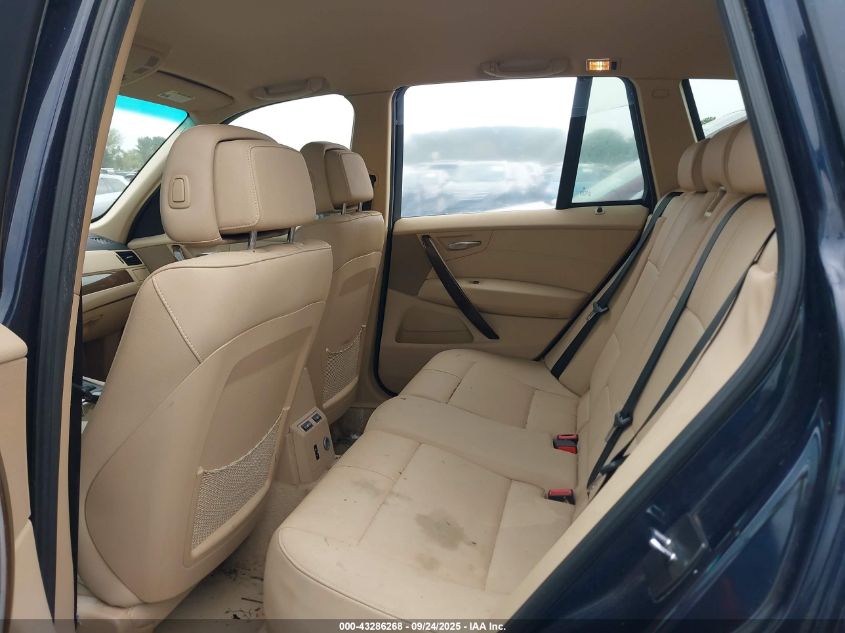 2010 BMW X3 xDrive30I VIN: WBXPC9C49AWJ34662 Lot: 43286268