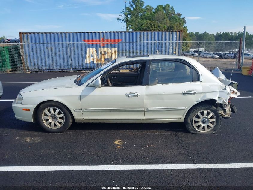 2001 Kia Optima Lx V6/Se V6 VIN: KNAGD124815092274 Lot: 43286288