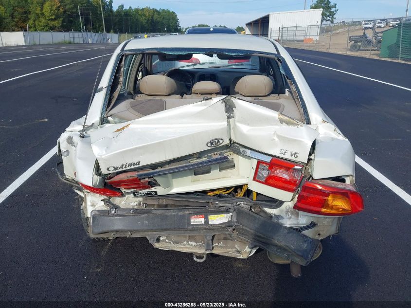 2001 Kia Optima Lx V6/Se V6 VIN: KNAGD124815092274 Lot: 43286288