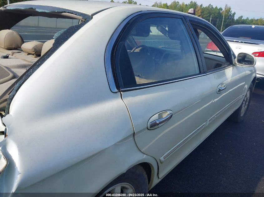 2001 Kia Optima Lx V6/Se V6 VIN: KNAGD124815092274 Lot: 43286288