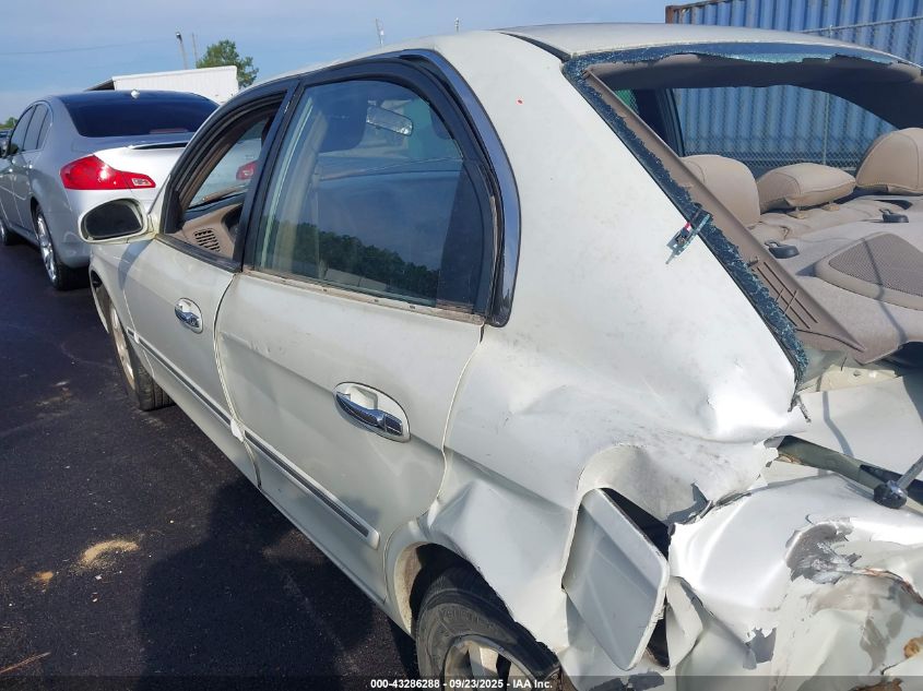 2001 Kia Optima Lx V6/Se V6 VIN: KNAGD124815092274 Lot: 43286288