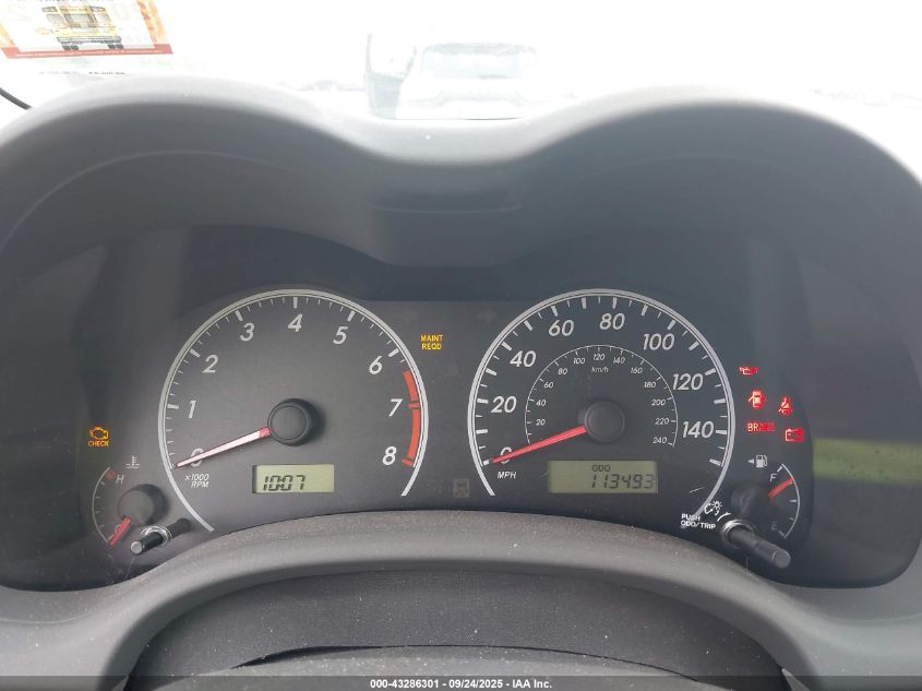 2009 Toyota Corolla VIN: 2T1BU40E09C161502 Lot: 43286301