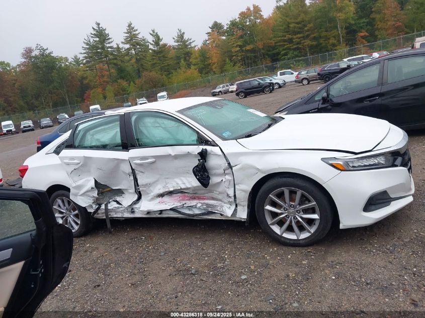 2021 Honda Accord Lx VIN: 1HGCV1F1XMA002800 Lot: 43286318