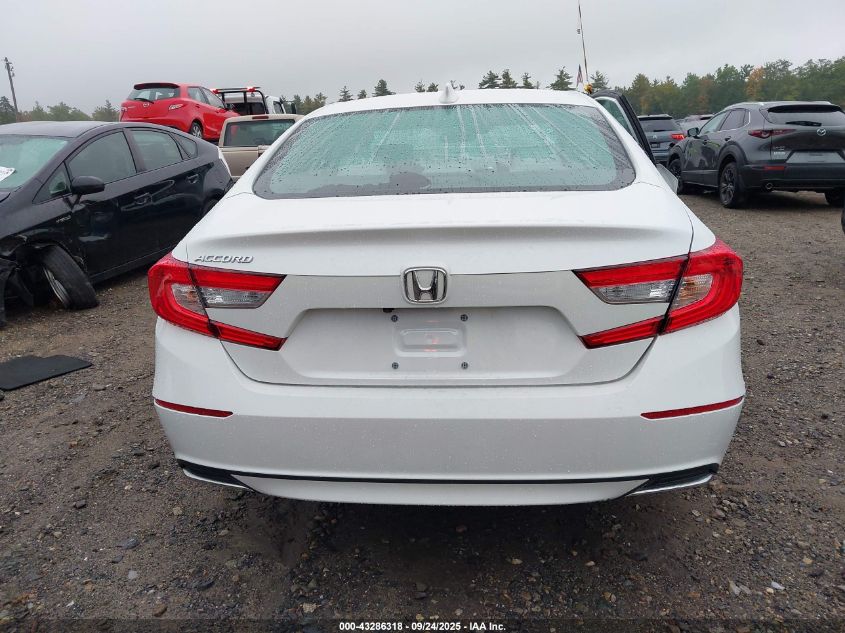 2021 Honda Accord Lx VIN: 1HGCV1F1XMA002800 Lot: 43286318