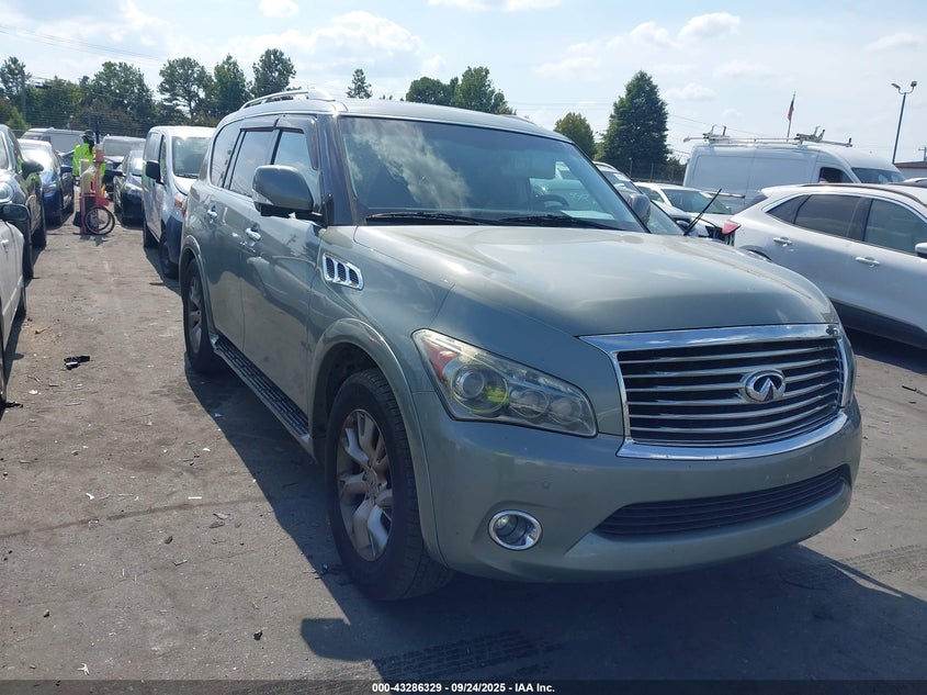 2012 Infiniti Qx56 grey other gasoline JN8AZ2NE3C9017714 photo #1