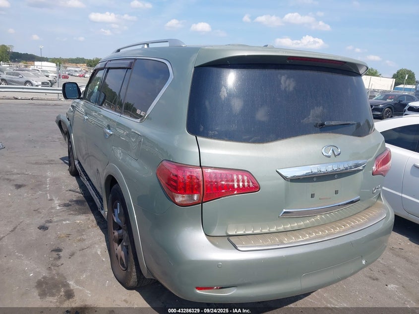 2012 Infiniti Qx56 grey other gasoline JN8AZ2NE3C9017714 photo #4