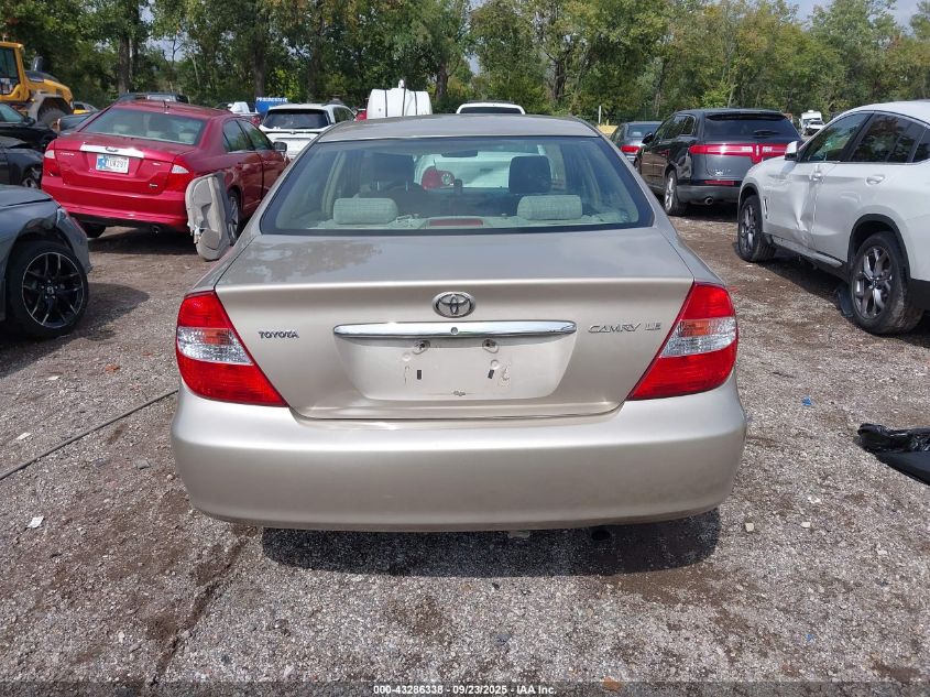 2004 Toyota Camry Le VIN: 4T1BE32K64U286795 Lot: 43286338