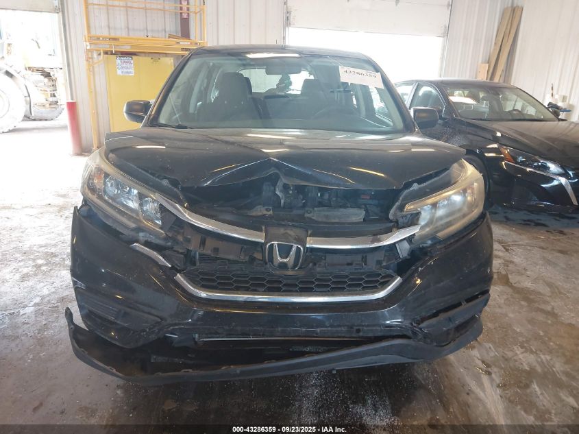 2016 Honda Cr-V Lx VIN: 5J6RM4H38GL130757 Lot: 43286359