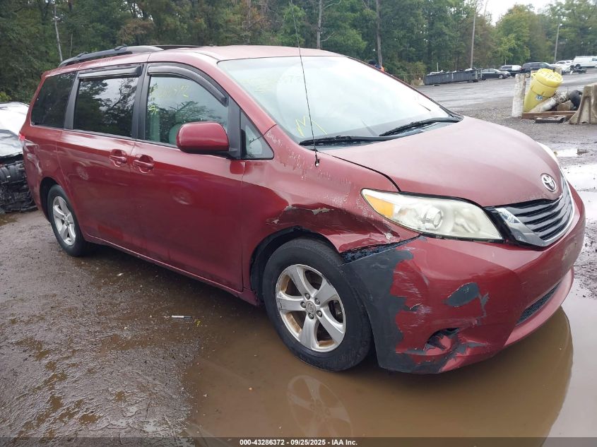 TOYOTA SIENNA LE V6 8 PASSENGER