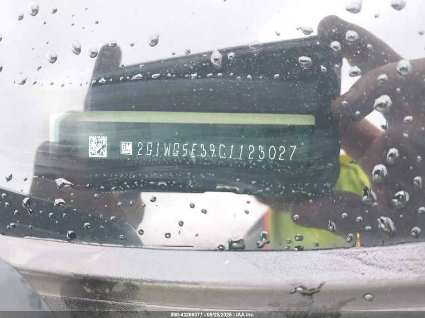 2012 Chevrolet Impala Lt VIN: 2G1WG5E39C1123027 Lot: 43286377