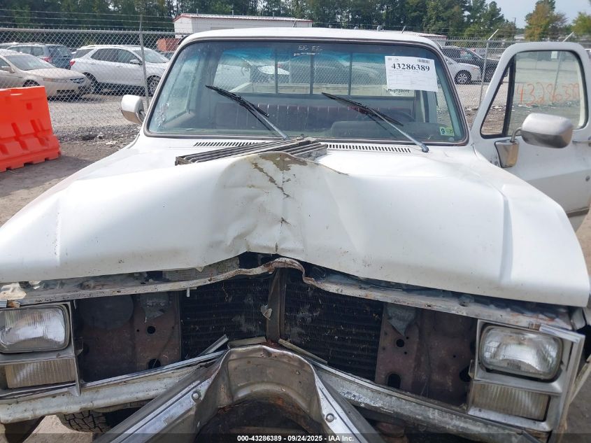 1984 Chevrolet C10 VIN: 2GCDC14H9E1224961 Lot: 43286389