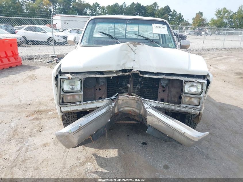 1984 Chevrolet C10 VIN: 2GCDC14H9E1224961 Lot: 43286389