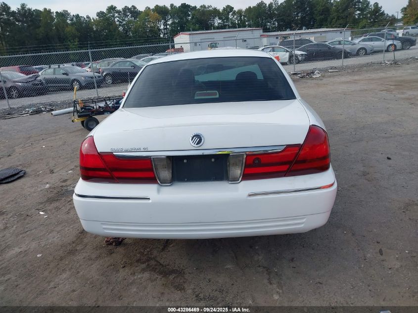 2003 Mercury Grand Marquis Gs VIN: 2MEFM74W33X669048 Lot: 43286469