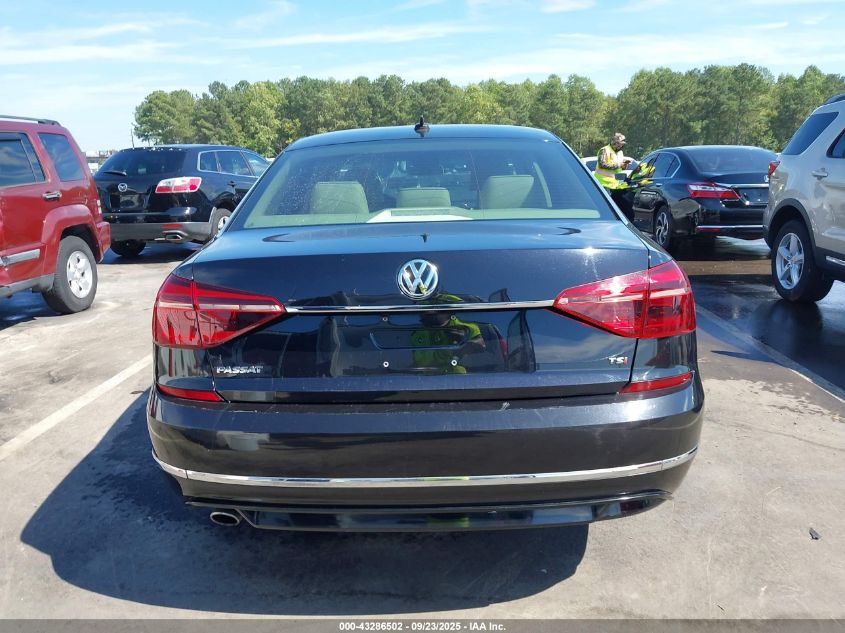 2017 Volkswagen Passat 1.8T R-Line VIN: 1VWDT7A39HC037405 Lot: 43286502