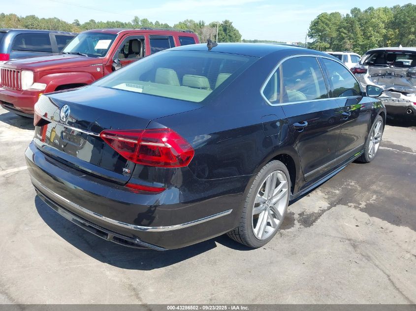 2017 Volkswagen Passat 1.8T R-Line VIN: 1VWDT7A39HC037405 Lot: 43286502