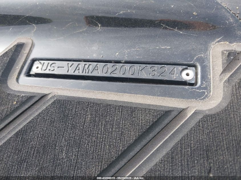 2024 Yamaha Fx-1 VIN: YAMA0200K324 Lot: 43286519