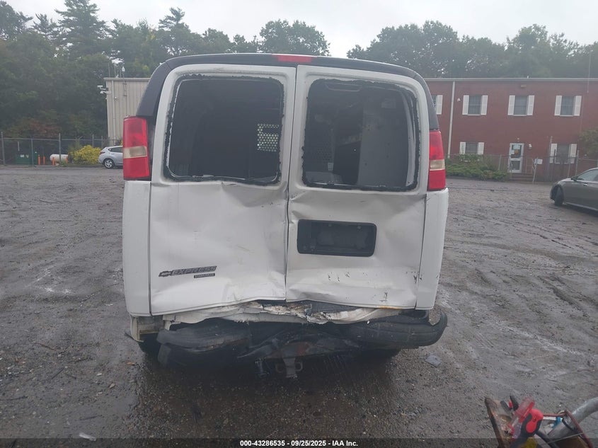 2013 CHEVROLET EXPRESS 2500 WORK VAN - 1GCWGFCAXD1191763