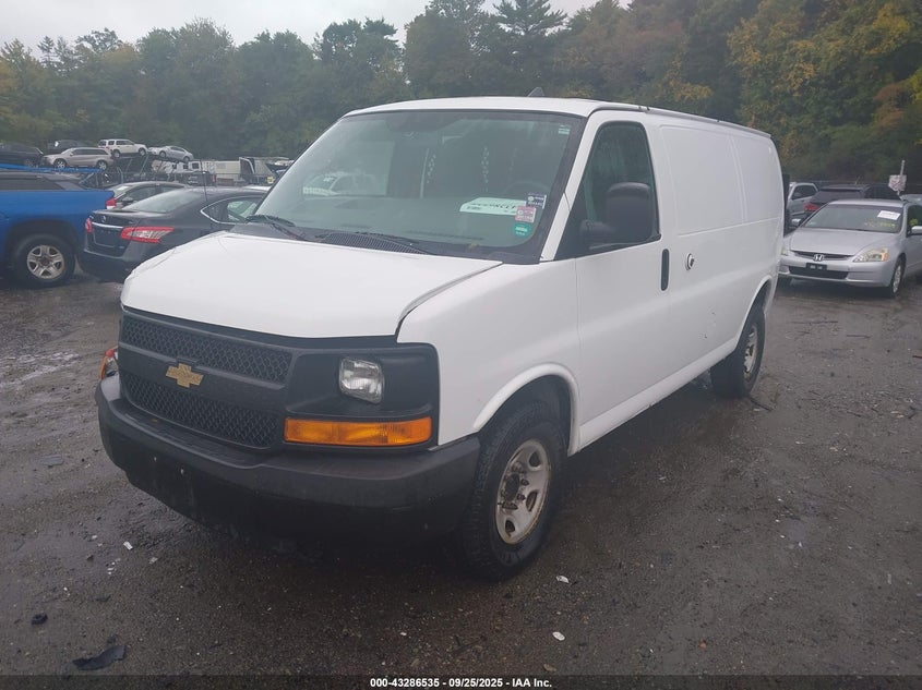 2013 CHEVROLET EXPRESS 2500 WORK VAN - 1GCWGFCAXD1191763