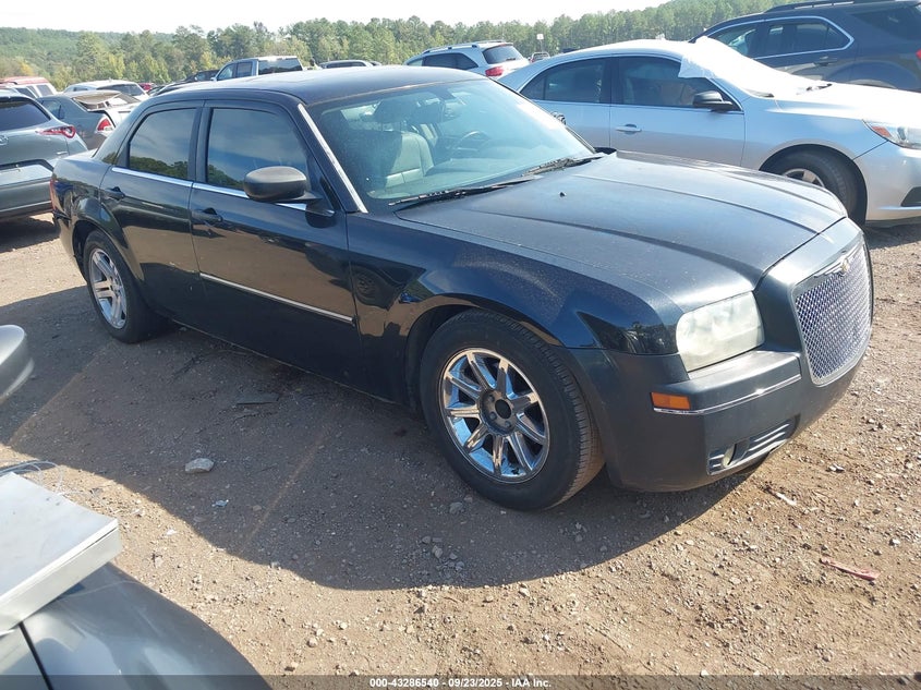 2007 Chrysler 300 Touring black sedan gasoline 2C3KA53G17H877702 photo #1
