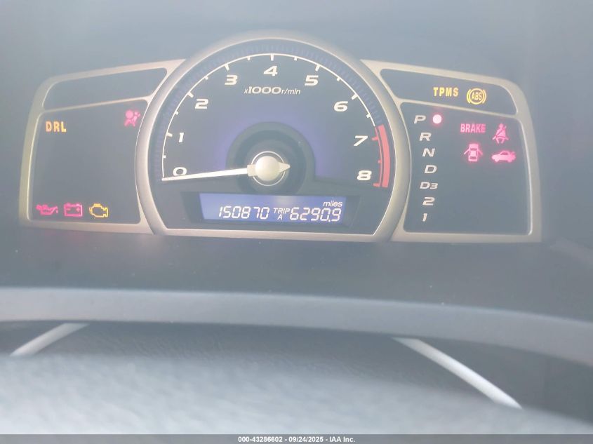 2009 Honda Civic Lx VIN: 2HGFA16569H369942 Lot: 43286602