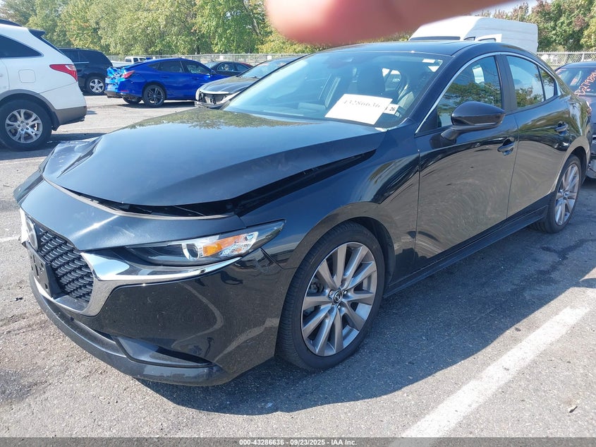 2021 Mazda 3 2.5 Azda3 Preferred Black Lot 111043286636 Vin 3MZBPBCM2MM208654