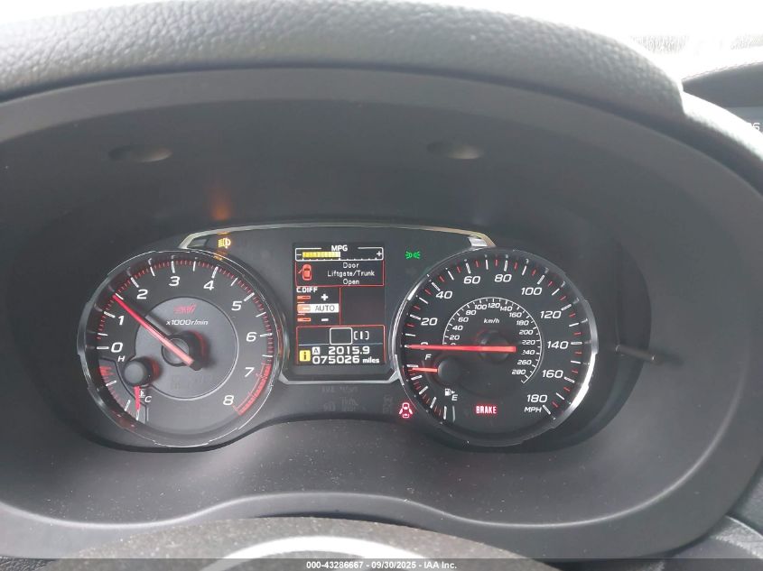 2018 Subaru Wrx Sti VIN: JF1VA2N63J9828039 Lot: 43286667