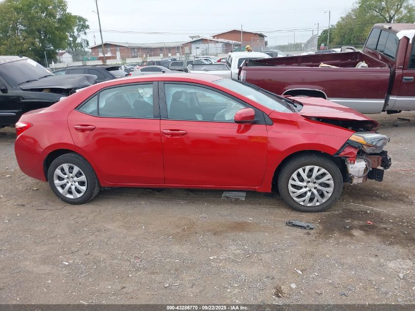 2018 Toyota Corolla Le VIN: 5YFBURHE4JP848861 Lot: 43286770