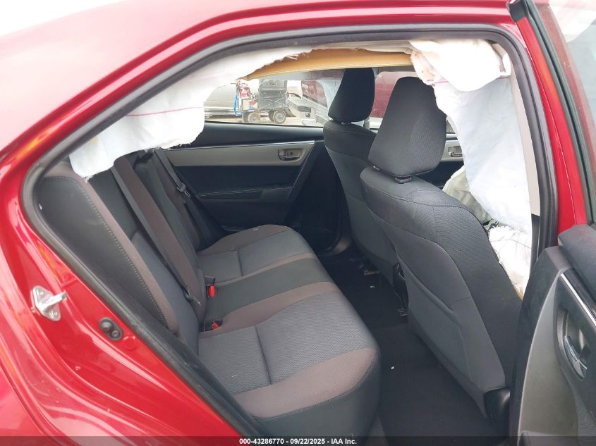 2018 Toyota Corolla Le VIN: 5YFBURHE4JP848861 Lot: 43286770