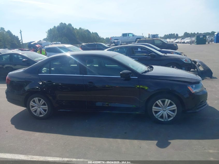2017 Volkswagen Jetta 1.4T S VIN: 3VW2B7AJ1HM327421 Lot: 43286774
