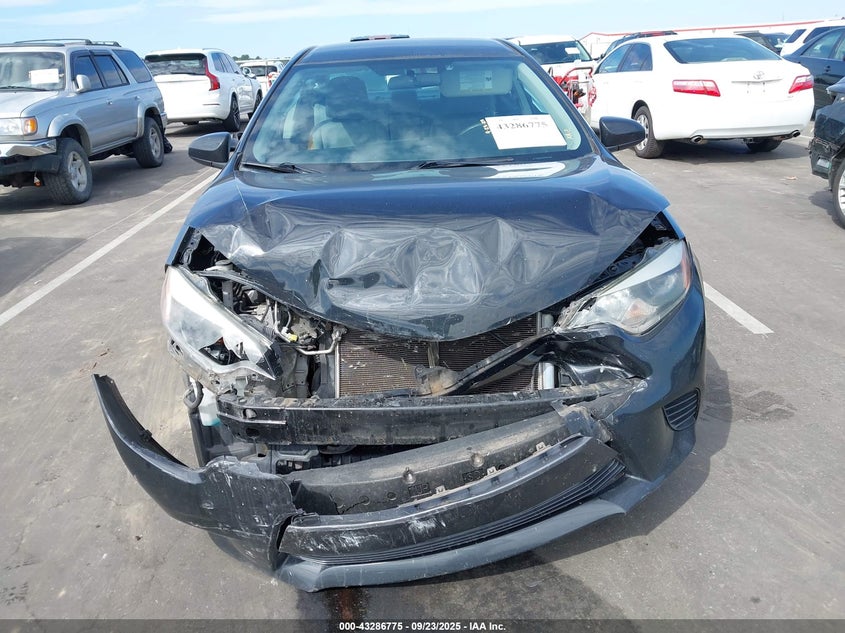 2016 Toyota Corolla Le VIN: 5YFBURHE5GP381782 Lot: 43286775