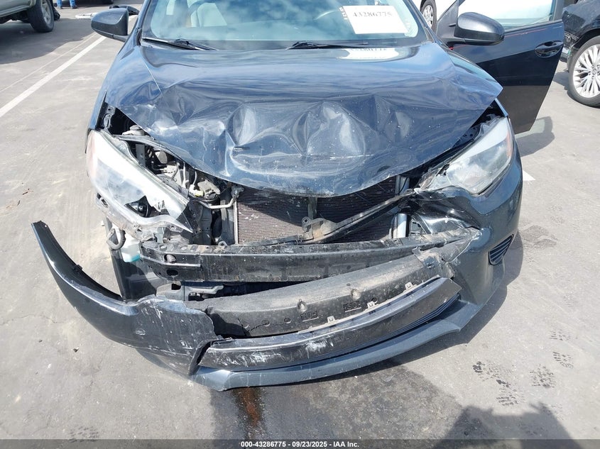 2016 Toyota Corolla Le VIN: 5YFBURHE5GP381782 Lot: 43286775