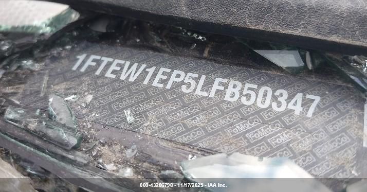 2020 Ford F-150 Xlt VIN: 1FTEW1EP5LFB50347 Lot: 43286798