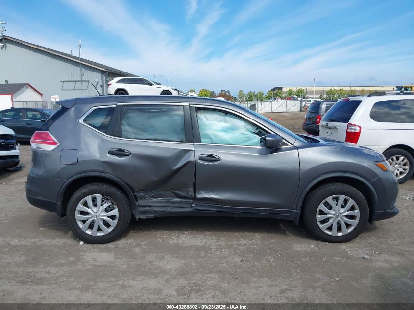 2016 Nissan Rogue S VIN: JN8AT2MV0GW150490 Lot: 43286802