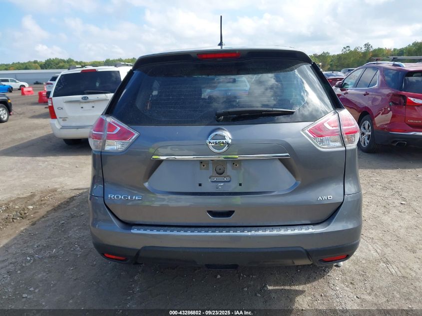 2016 Nissan Rogue S VIN: JN8AT2MV0GW150490 Lot: 43286802