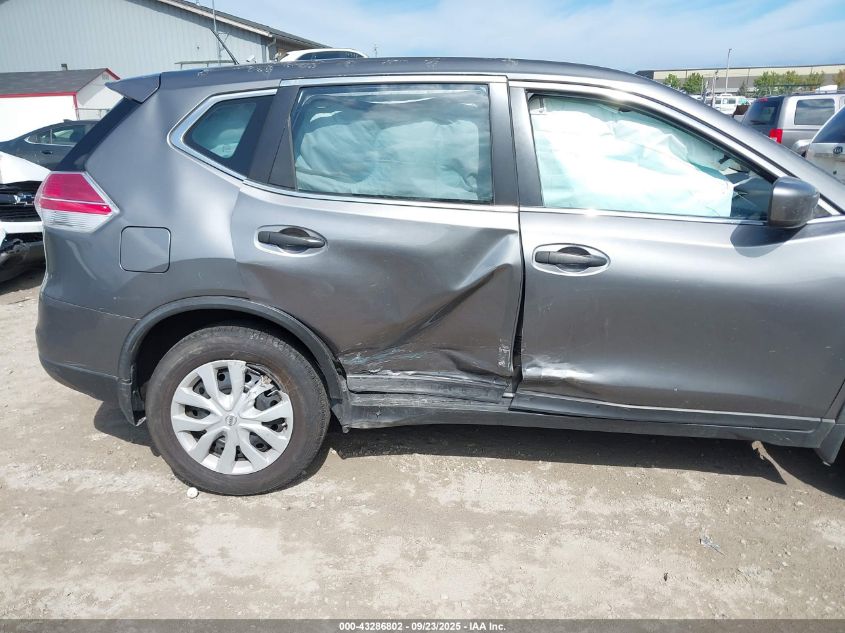 2016 Nissan Rogue S VIN: JN8AT2MV0GW150490 Lot: 43286802