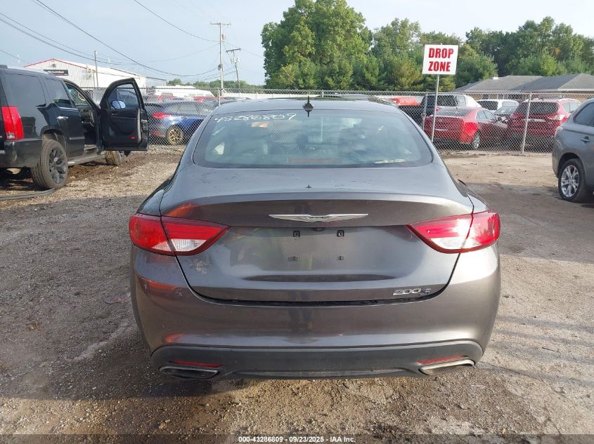 2015 Chrysler 200 S VIN: 1C3CCCBB6FN633798 Lot: 43286809