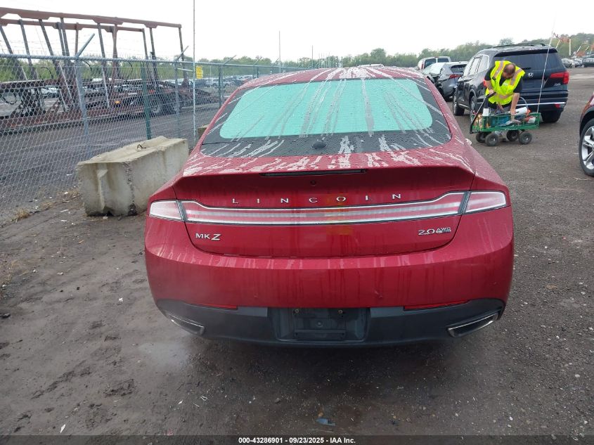 2016 Lincoln Mkz VIN: 3LN6L2J9XGR617664 Lot: 43286901