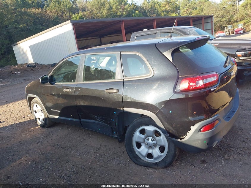2016 JEEP CHEROKEE SPORT - 1C4PJLAB8GW159966