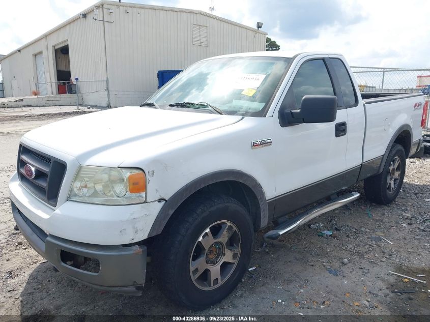 2005 Ford F-150 Fx4/Xl/Xlt VIN: 1FTRF14575NA97225 Lot: 43286936