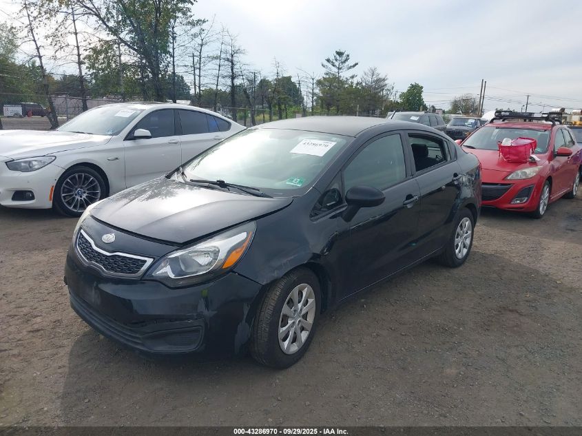 2012 Kia Rio Ex VIN: KNADN4A33C6041742 Lot: 43286970