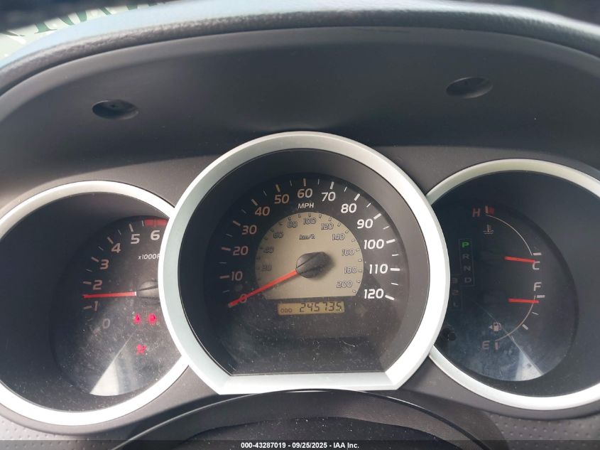 2009 Toyota Tacoma VIN: 5TETX22N39Z671222 Lot: 43287019